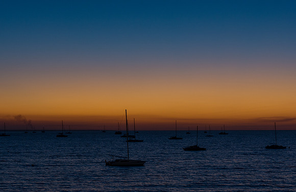 Smoke Haze Sunset, Darwin Sailing Club
