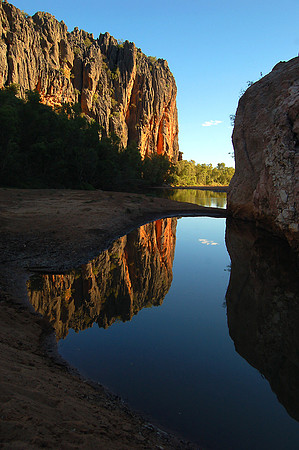 Refections, Windjana Gorge, WA