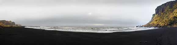The amazing 'Black Beach' at Vik, South Iceland.  Home of the first Vikings.
