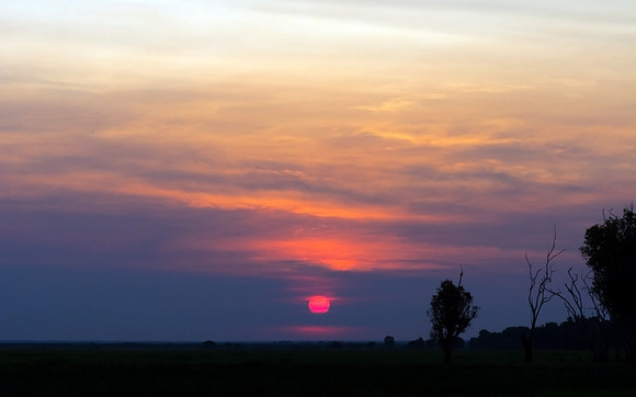 Sunset near Cooinda