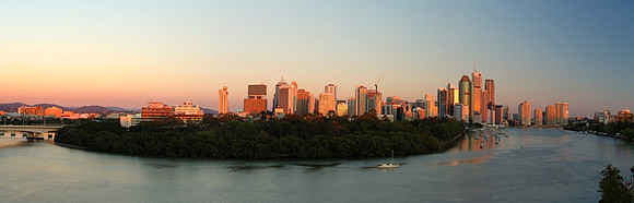 Dawn, Brisbane River, Queensland