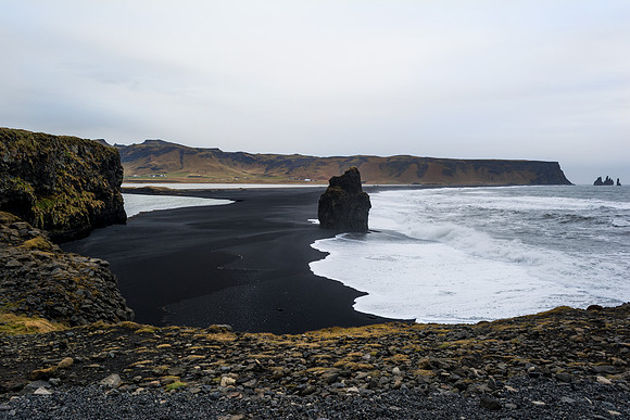 The amazingly beautiful area near Dyrholads east of Vik, South Iceland